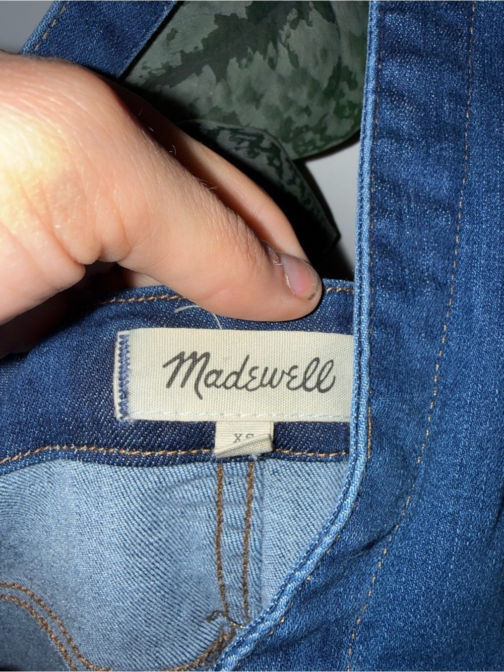 Madewell Skinny Overalls Denim Stretch Size X-Small - Picture 5 of 5